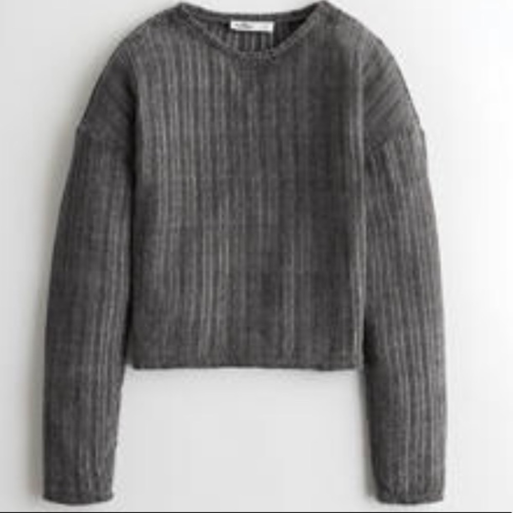 Hollister chenille crew neck sweater